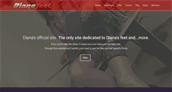 Desktop Screenshot of dianafeet.com